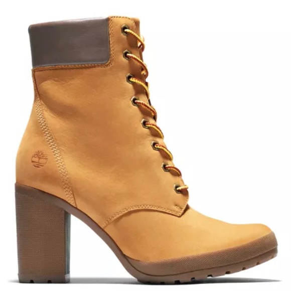 Timberland WOMEN’S CAMDALE CHUNKY HEEL BOOTS - Picture 2 of 8